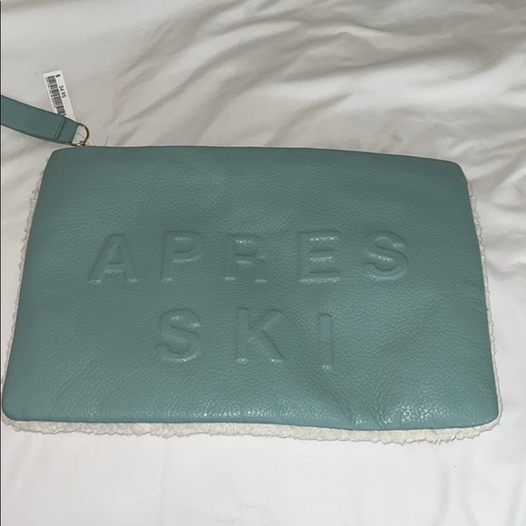 🆕H&M leather Sherpa big clutch - Picture 3 of 5